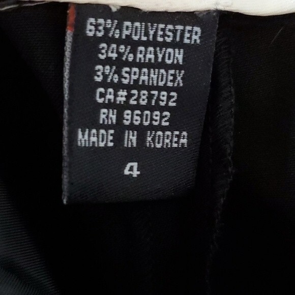 NWT DALIA BLACK CROPPED TROUSER PANTS HIGH RISE WAIST SIZE 4 CAPRI - Picture 6 of 8